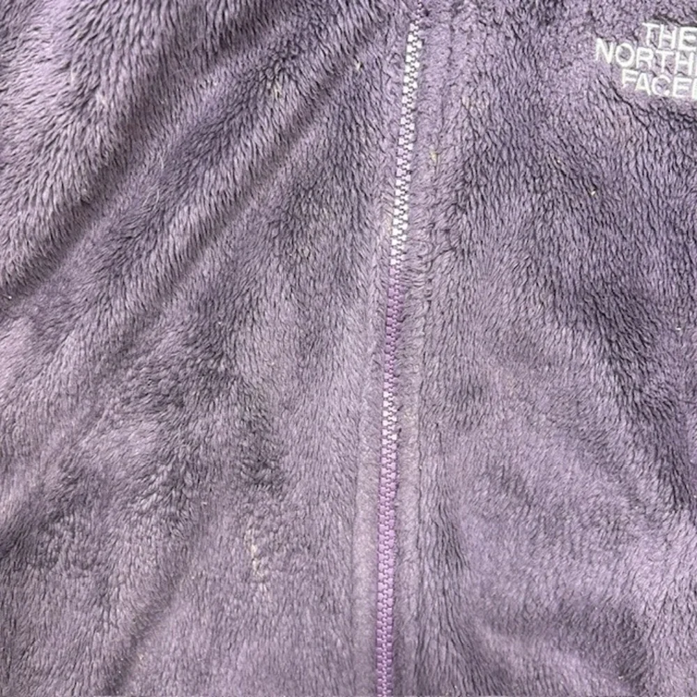 The North Face Osito Fleece‎ Jacket Women's M Purple Full Zip Deep Pile